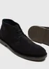 Navy Suede Desert Boots - Size 6 Image 2