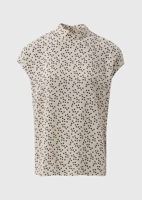 Et Vous Beige High Neck Top - 8 Image 4