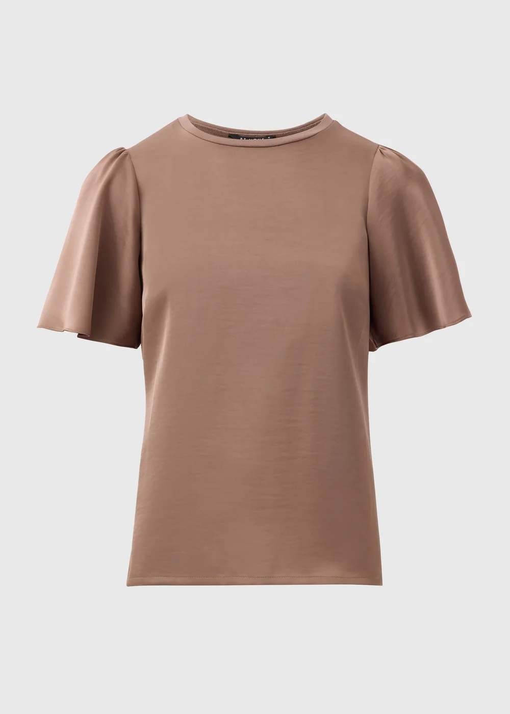 Et Vous Champagne Satin Top - Size 8 Image 4