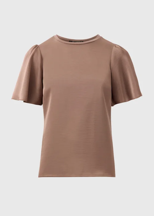 Et Vous Champagne Satin Top - Size 8 Image 4