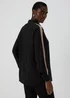 Et Vous Black Side Stripe Blouse - 8 Image 2