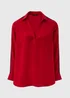 Et Vous Red Side Stripe Blouse - Size 8 Image 4