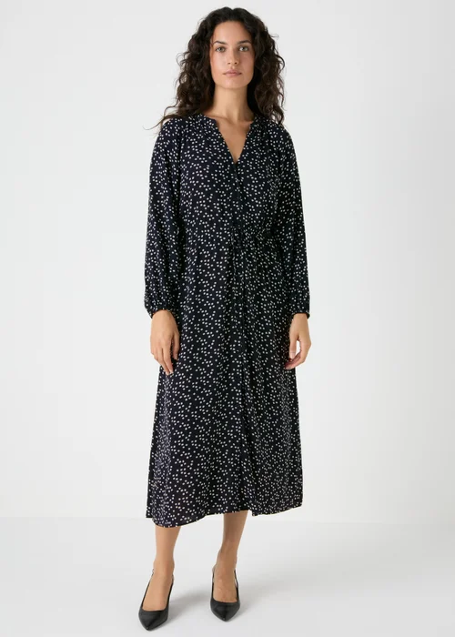 Et Vous Square Print Midi Shirt Dress - 8 Image 1