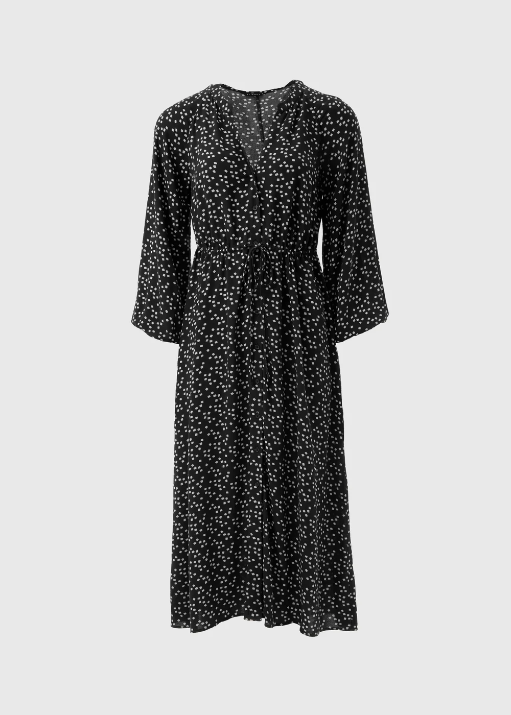 Et Vous Square Print Midi Shirt Dress - 8 Image 4