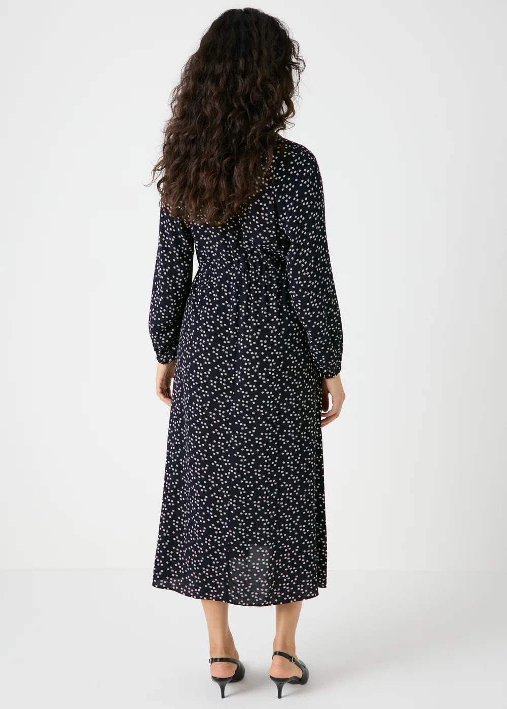 Et Vous Square Print Midi Shirt Dress - 8 Image 2