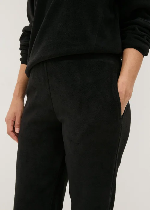 Black Fleece Jogging Bottoms - S Image 2
