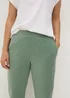 Khaki Fleece Jogging Bottoms - Small Image 3