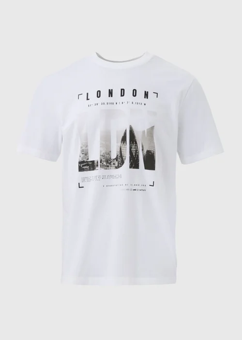 White London City Print T-Shirt - S Image 5