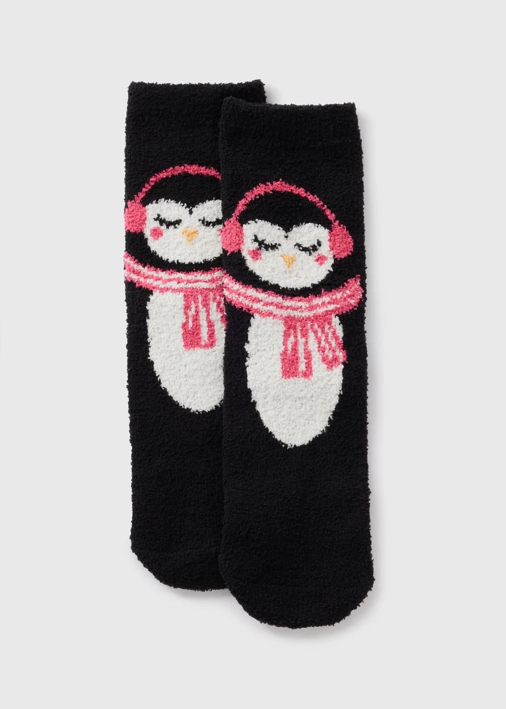Wondrous 1 Pack Black Penguin Cosy Socks In A Box - One Size Image 2