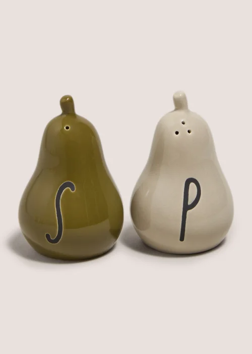Pear Shaped Salt & Pepper Shakers Image 1