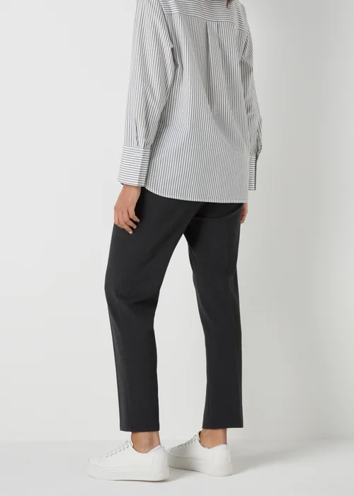 Et Vous Grey Ponte Straight Trousers - Size 8 Image 2
