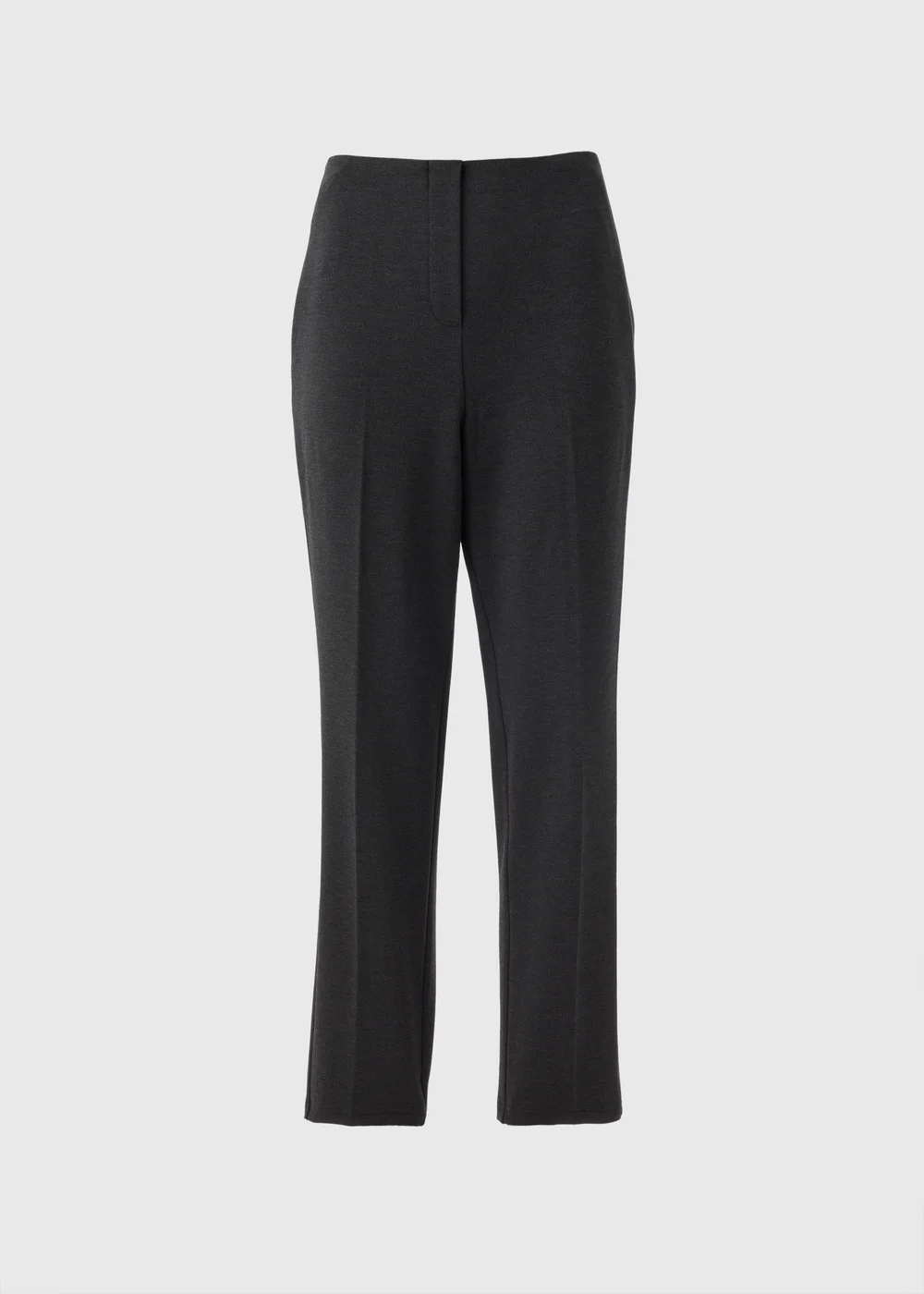 Et Vous Grey Ponte Straight Trousers - Size 8 Image 4