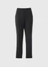 Et Vous Grey Ponte Straight Trousers - Size 8 Image 4