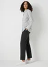 Et Vous Grey Ponte Straight Trousers - Size 8 Image 1