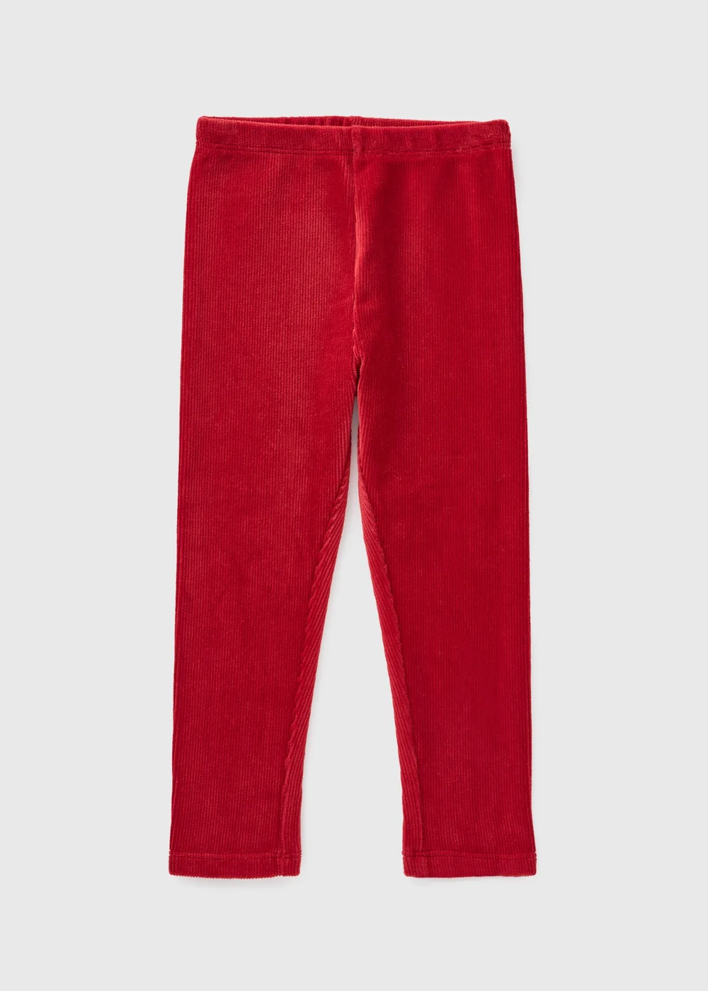 Girls Red Cord Leggings (1-7yrs) - 1 half year to 2 Image 1