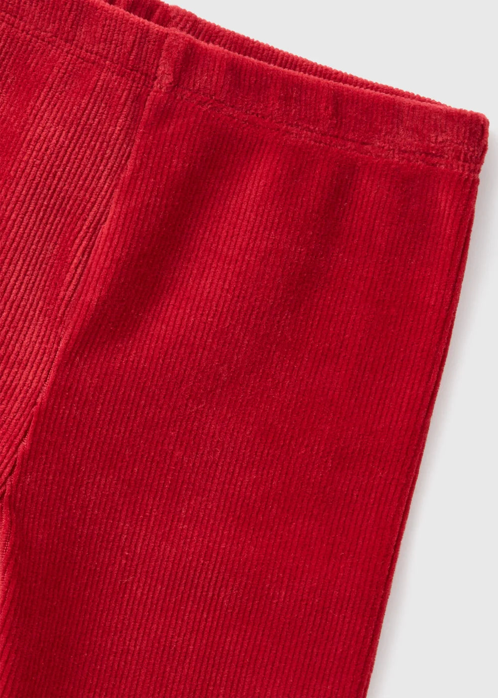 Girls Red Cord Leggings (1-7yrs) - 1 half year to 2 Image 2