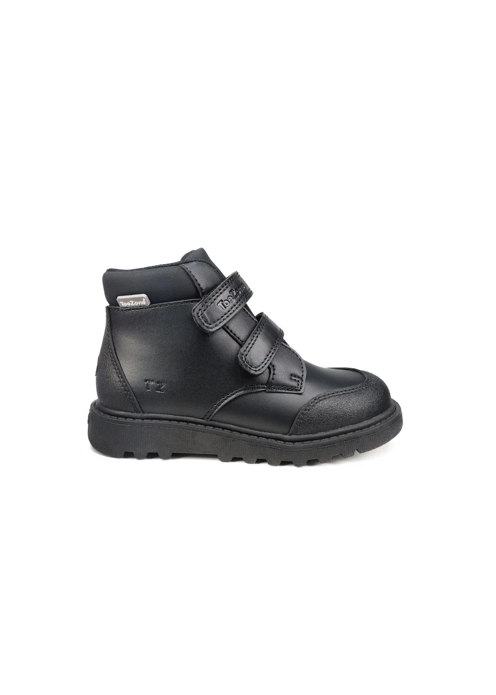 ToeZone Boys Black Felix Easy Fastening School Boot (Younger 8- Older 3) - Size 12 Infants Image 2