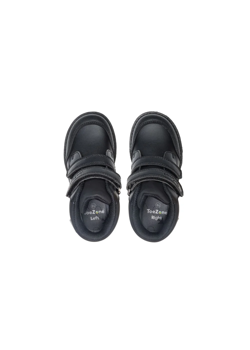 ToeZone Boys Black Felix Easy Fastening School Boot (Younger 8- Older 3) - Size 12 Infants Image 3