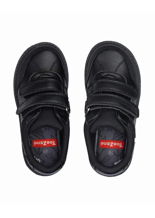 ToeZone Boys Black Chase Super Strong Dinosaur Shoe (Younger 8- Older 3) - Size 13 Infants Image 3