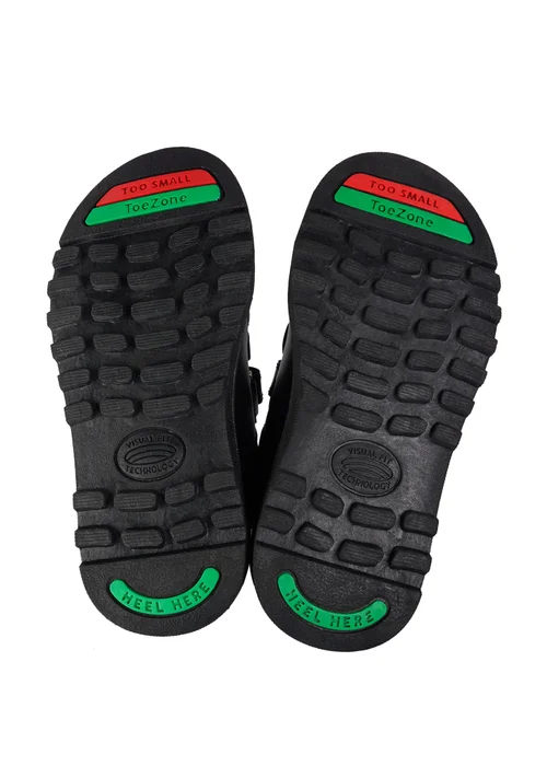 ToeZone Boys Black Cade Space Novelty Shoe (Younger 8-Older 3) - Size 12 Infants Image 4