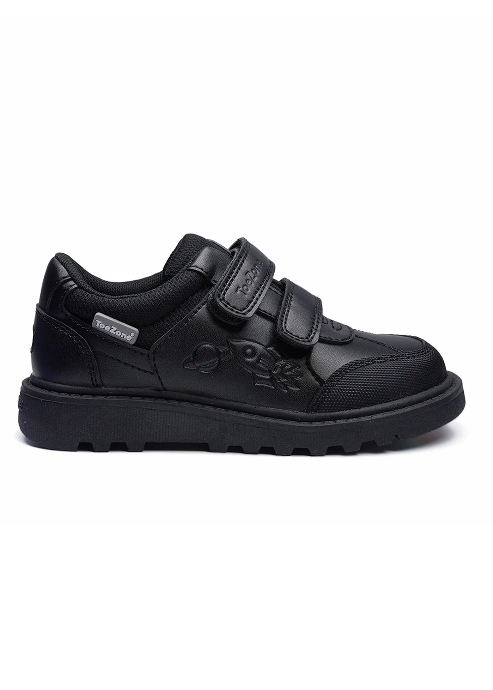 ToeZone Boys Black Cade Space Novelty Shoe (Younger 8-Older 3) - Size 12 Infants Image 2