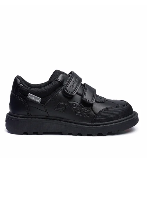 ToeZone Boys Black Cade Space Novelty Shoe (Younger 8-Older 3) - Size 12 Infants Image 2