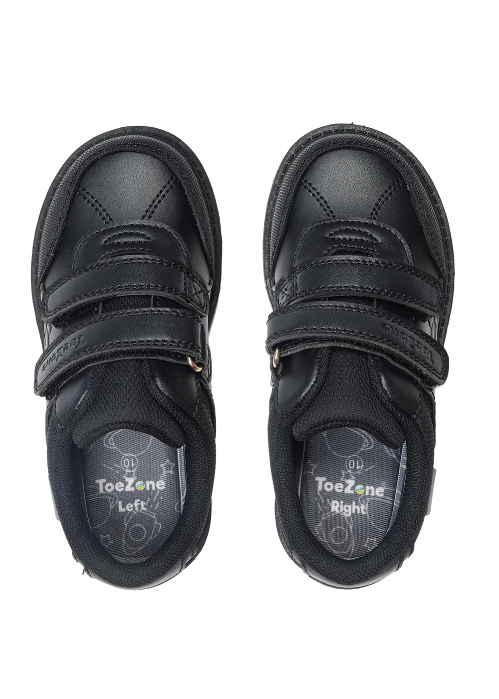 ToeZone Boys Black Cade Space Novelty Shoe (Younger 8-Older 3) - Size 12 Infants Image 3