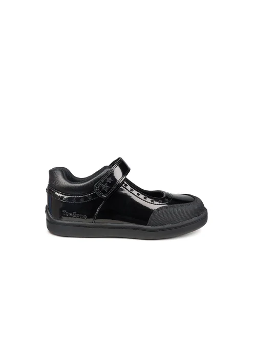 ToeZone Girls Black Sommer Ortholite Insole Technology Shoe (Younger 8- Older 2) - 1 Infants Image 2