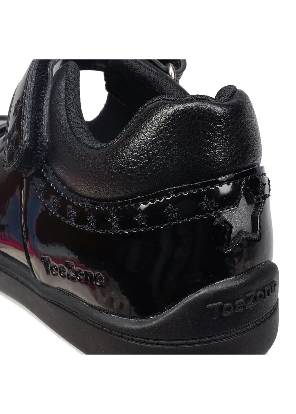 ToeZone Girls Black Sommer Ortholite Insole Technology Shoe (Younger 8- Older 2) - 1 Infants Image 3