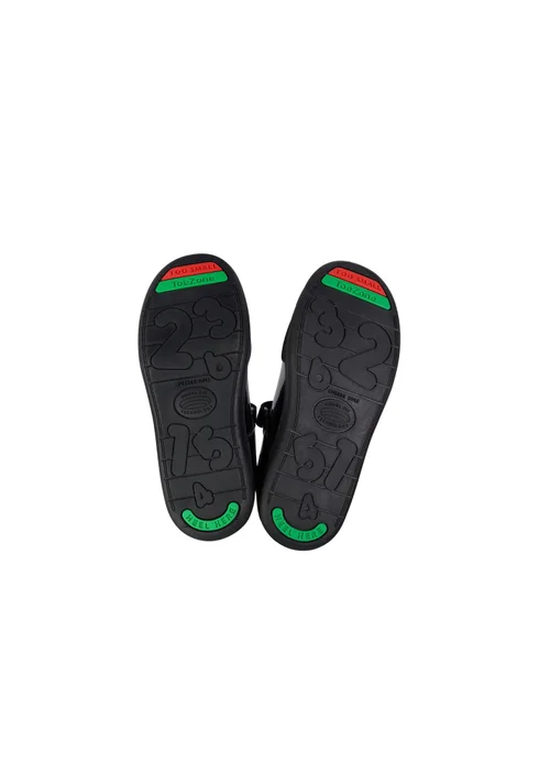 ToeZone Girls Black Sommer Ortholite Insole Technology Shoe (Younger 8- Older 2) - 1 Infants Image 4