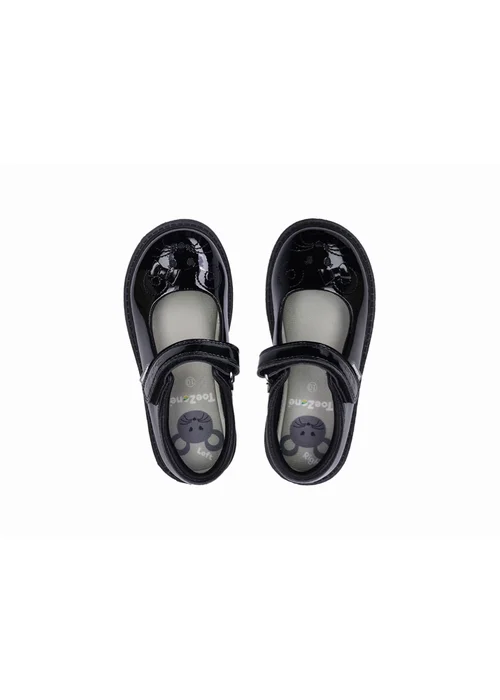 ToeZone Girls Black Gia Mouse Novelty Shoe (Younger 8- Older 3) - 1 Infants Image 3