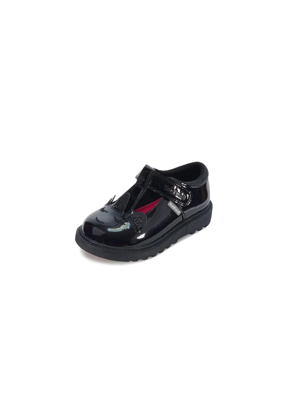 ToeZone Girls Black Millie Patent Unicorn Themed (Younger 8-Older 3) - 1 Image 3