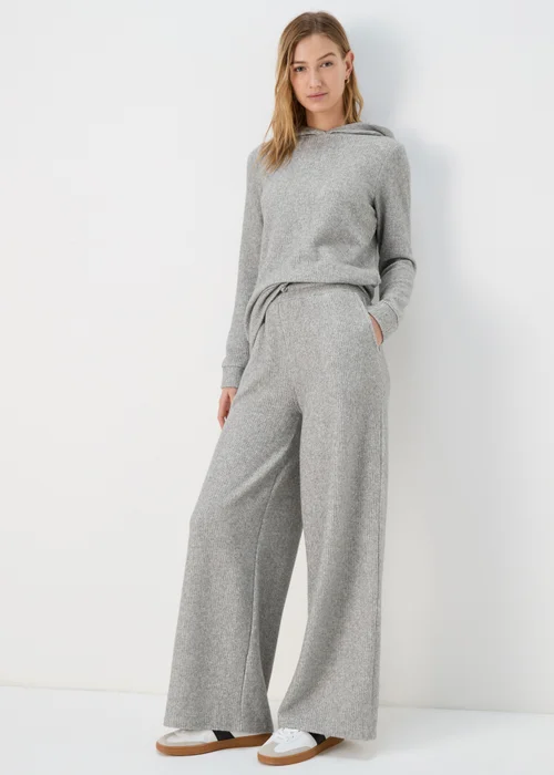 Grey Wide Leg Trousers - S Image 1
