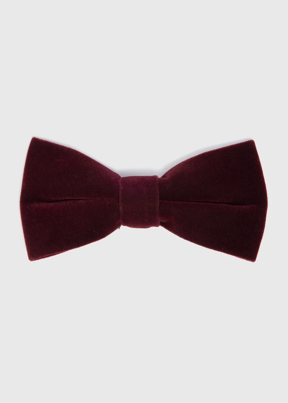 Taylor & Wright Wine Velvet Bow Tie - One Size Image 1