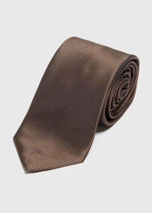 Taylor & Wright Brown Paisley Tie - One Size Image 3
