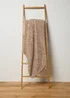 Natural Double Sided Sherpa Throw Image 1