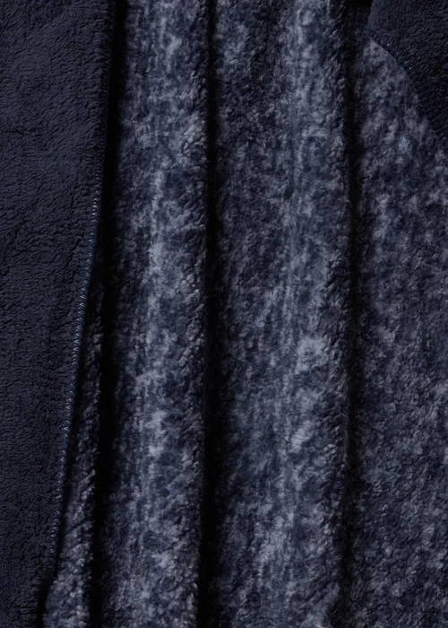 Blue Double sided Sherpa Throw Image 2