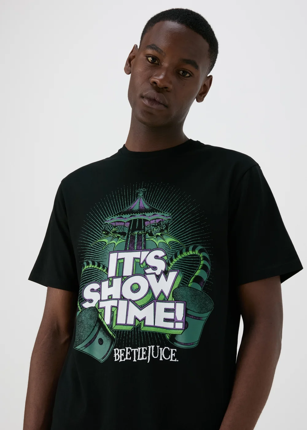 Black Beetlejuice T-Shirt - S Image 3