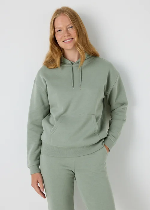 Khaki Basic Hoodie - S Image 1