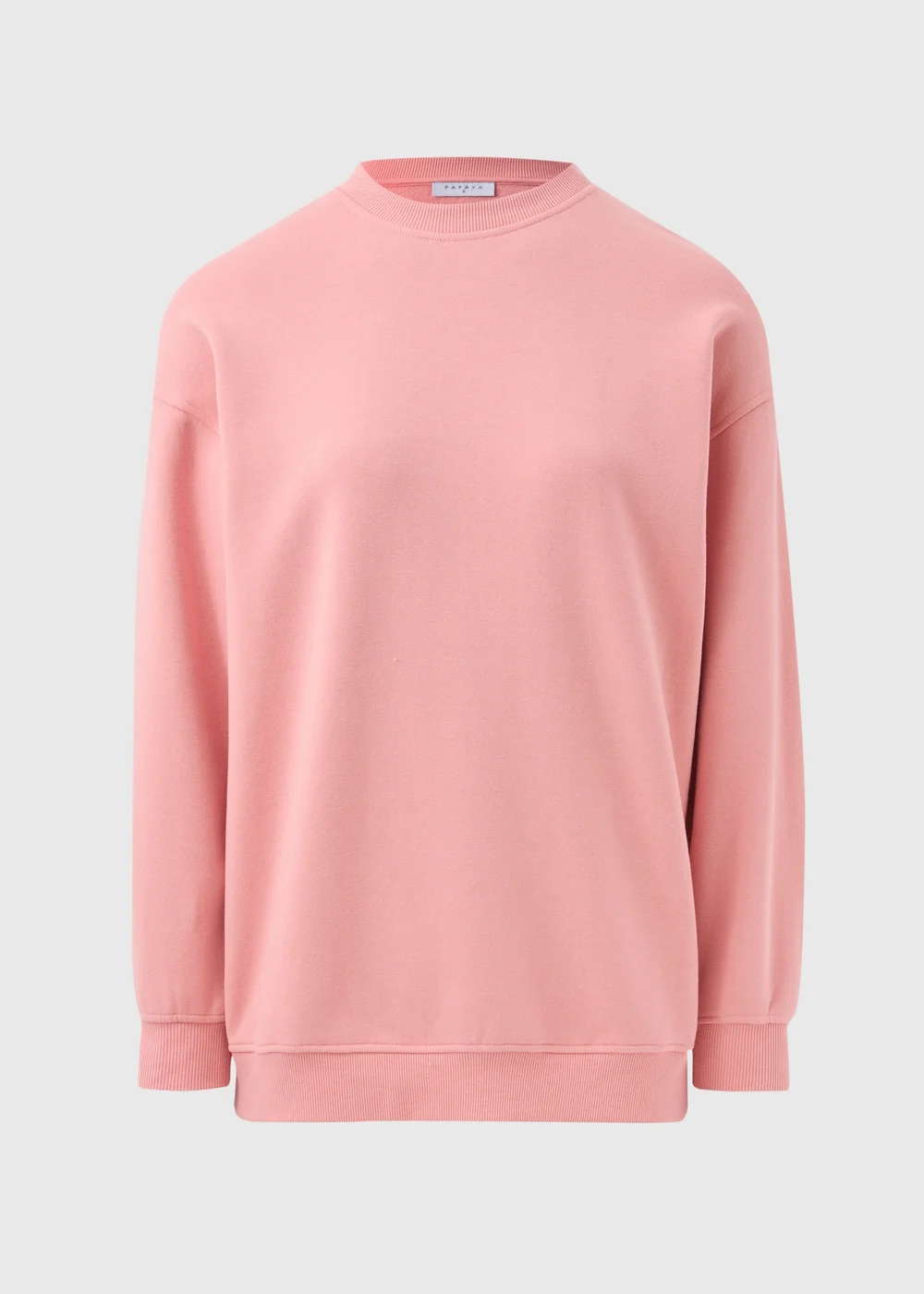 Pink Longline Sweatshirt - Small Image 4
