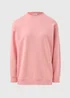 Pink Longline Sweatshirt - Small Image 4