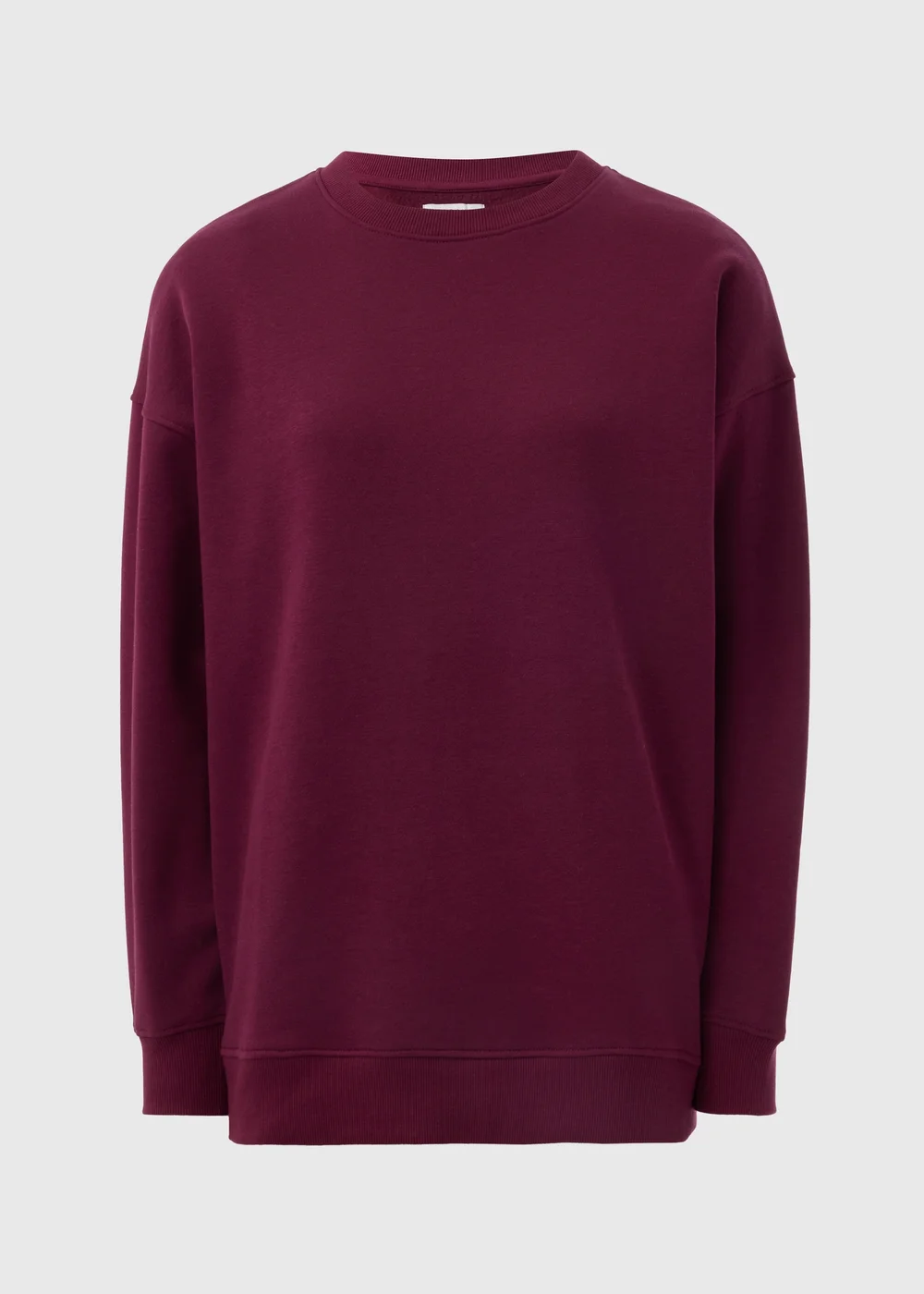 Burgundy Longline Sweatshirt - S Image 4