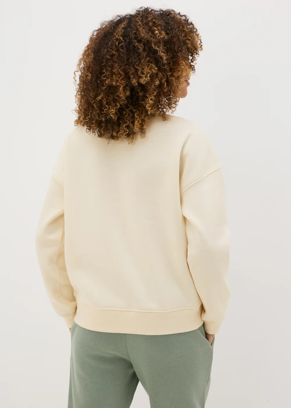 Cream Aspen Sweatshirt - S Image 2