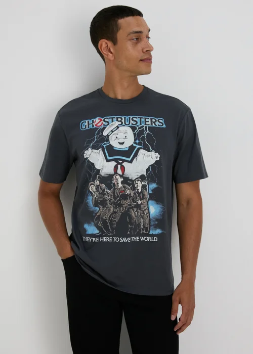 Charcoal Ghost Busters T-Shirt - S Image 1