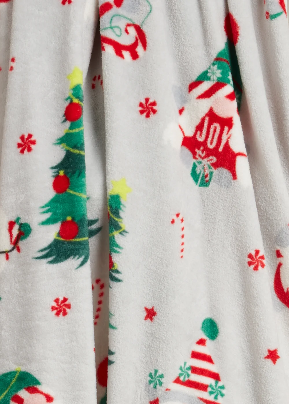 Grey Gnome Christmas Throw Image 2