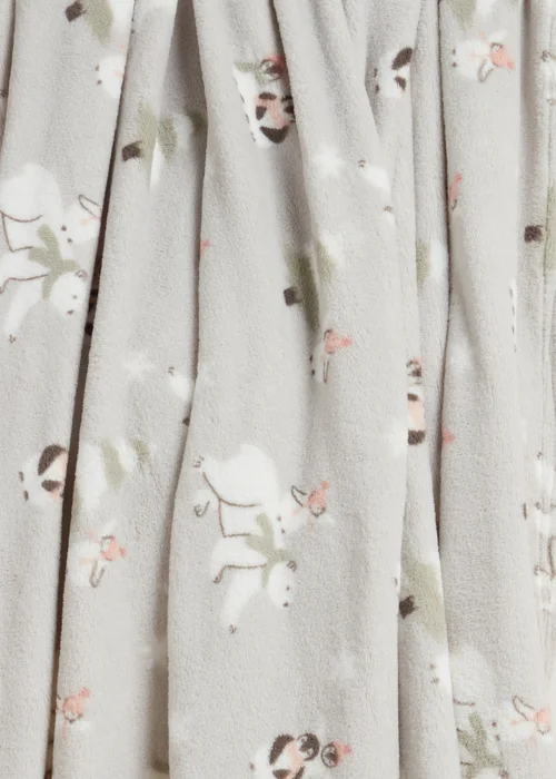 Wondrous Penguin & Bear Pom Throw Image 2