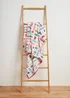 Multicolour Joyful Text Pom Throw Image 1