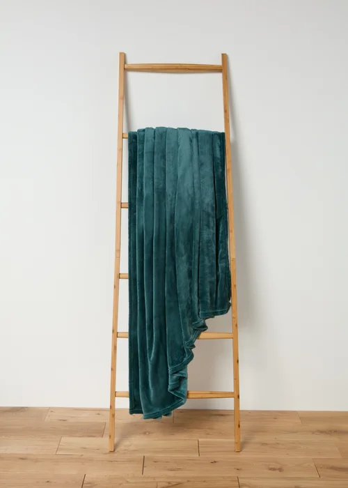 Large Teal Throw Image 1