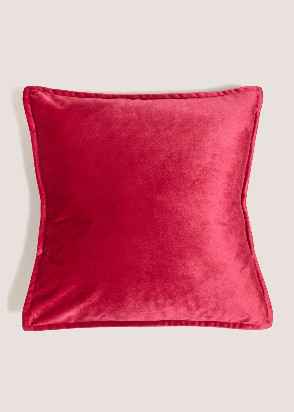 Red Velvet Cushion Image 1