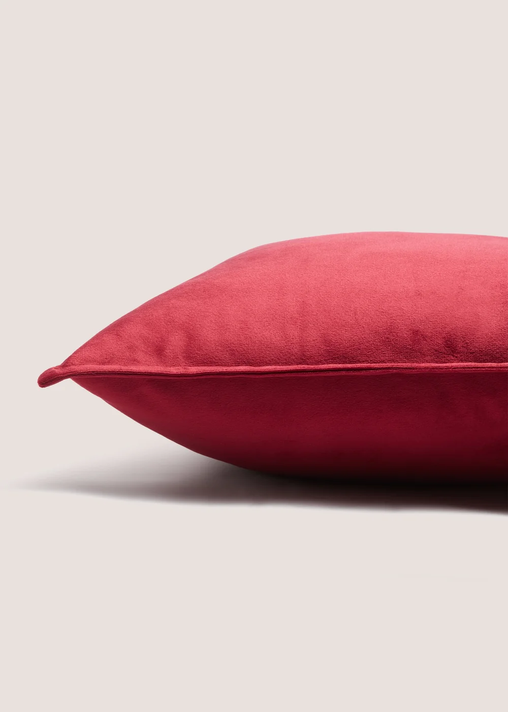 Red Velvet Cushion Image 2